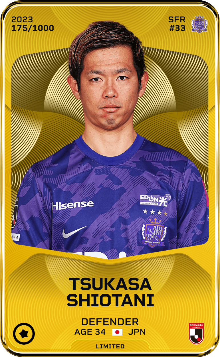 Tsukasa Shiotani 2023-24 • Limited 175/1000