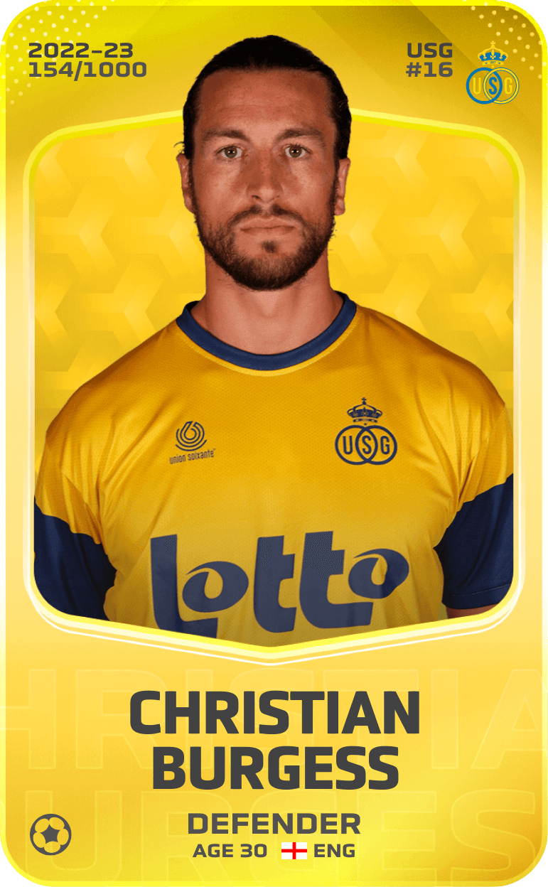 Christian Burgess 2022-23 • Limited 154/1000