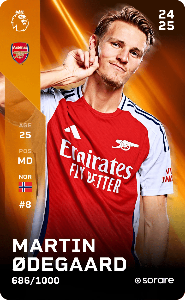 Martin Ødegaard 2024-25 • Limited 686/1000
