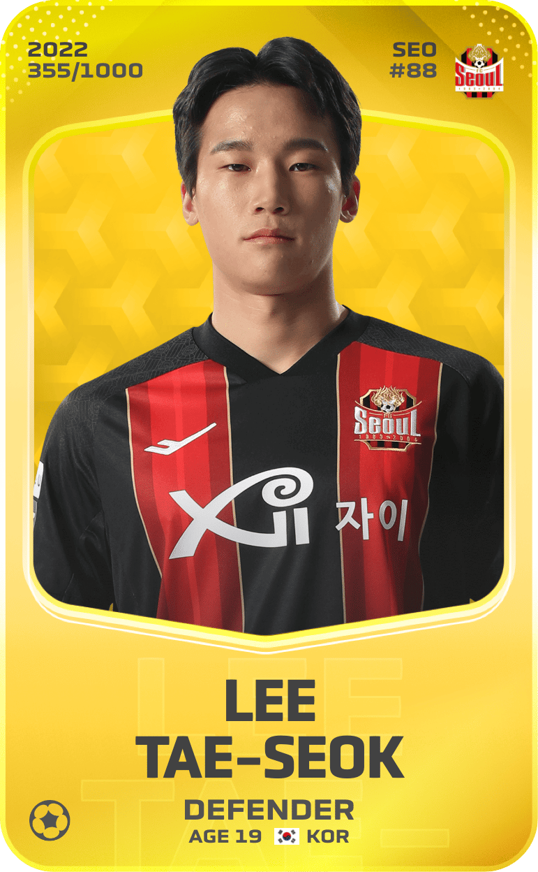 Lee Tae-Seok 2022-23 • Limited 355/1000