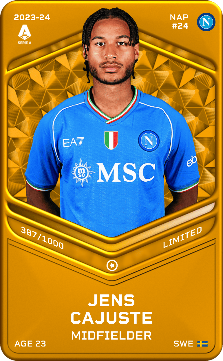 Jens Cajuste 2023-24 • Limited 387/1000