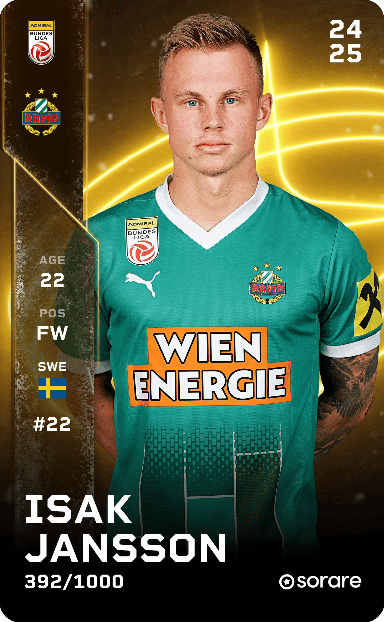 Isak Jansson 2024-25 • Limited 392/1000