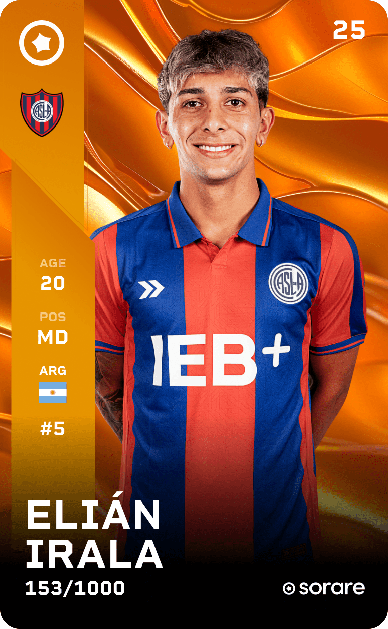 Elián Irala 2025-26 • Limited 153/1000