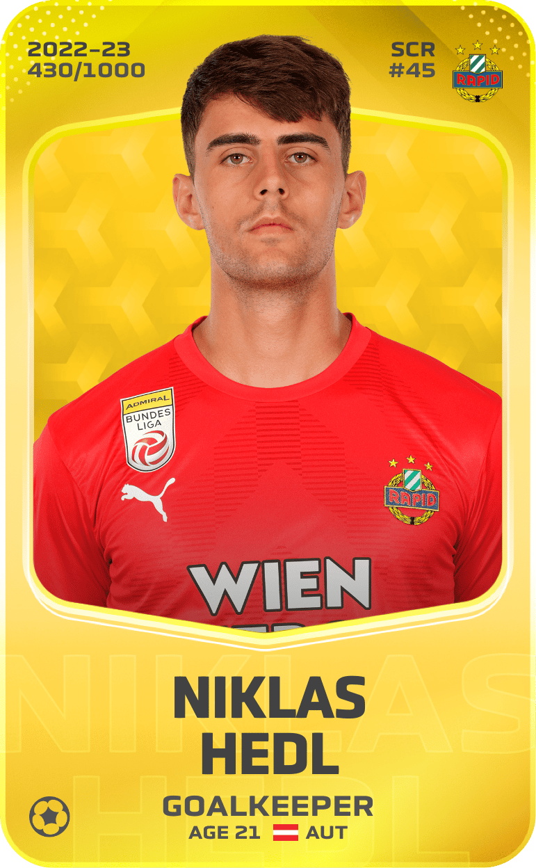 Niklas Hedl 2022-23 • Limited 430/1000