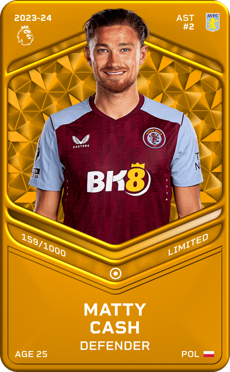 Matty Cash 2023-24 • Limited 159/1000