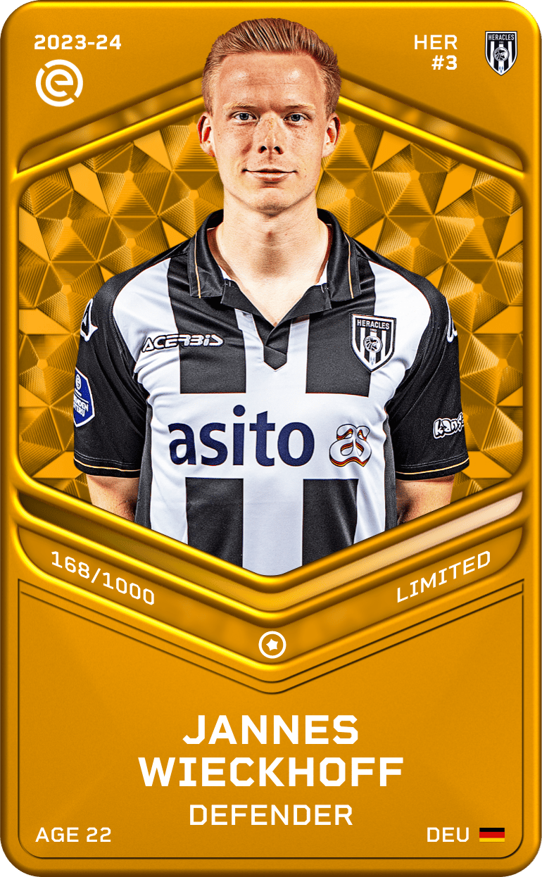 Jannes Wieckhoff 2023-24 • Limited 168/1000