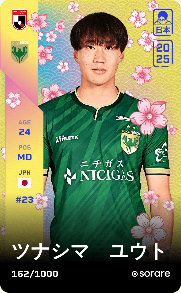 Yuto Tsunashima 2025-26 • Limited 162/1000