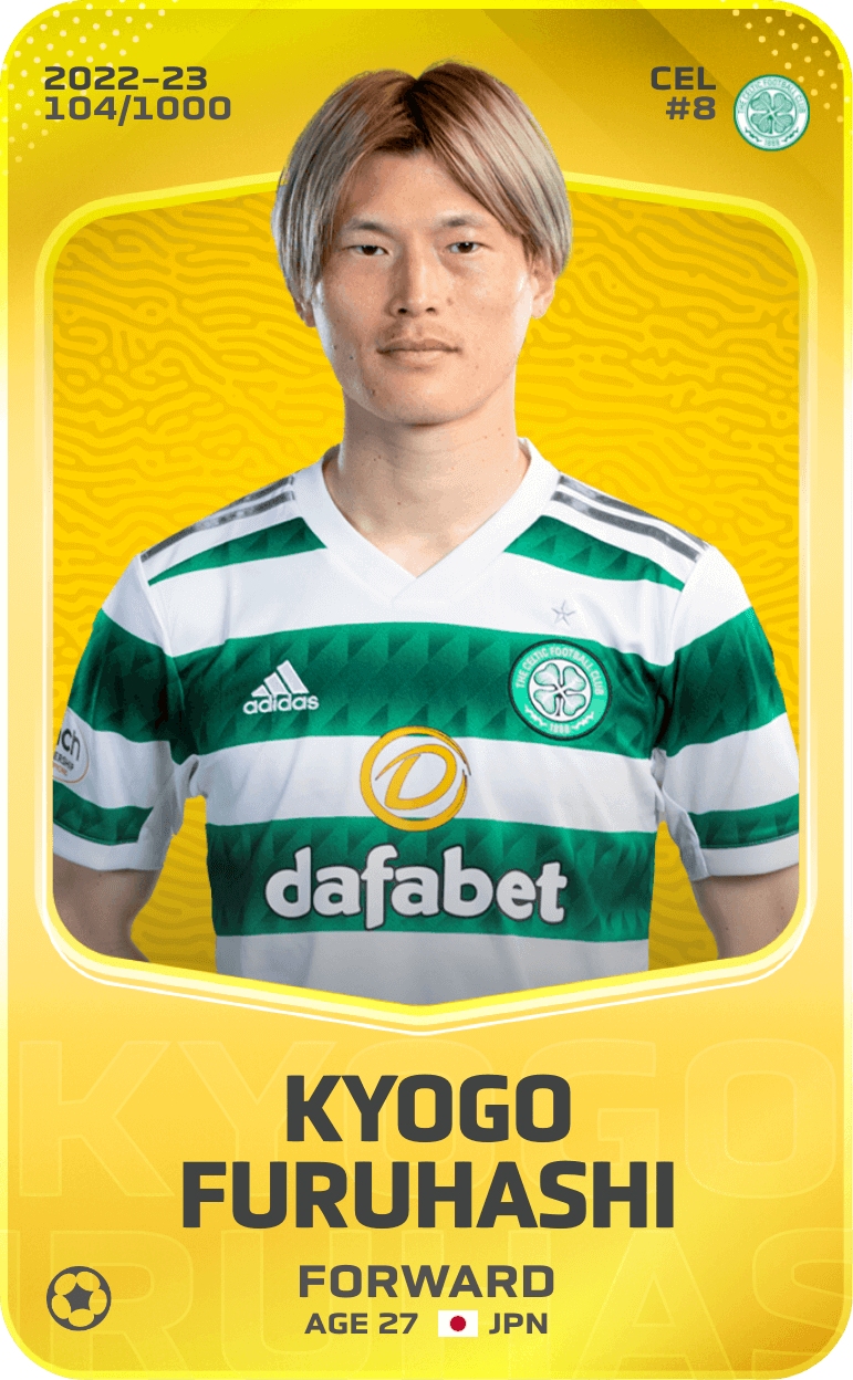 Kyogo Furuhashi 2022-23 • Limited 104/1000