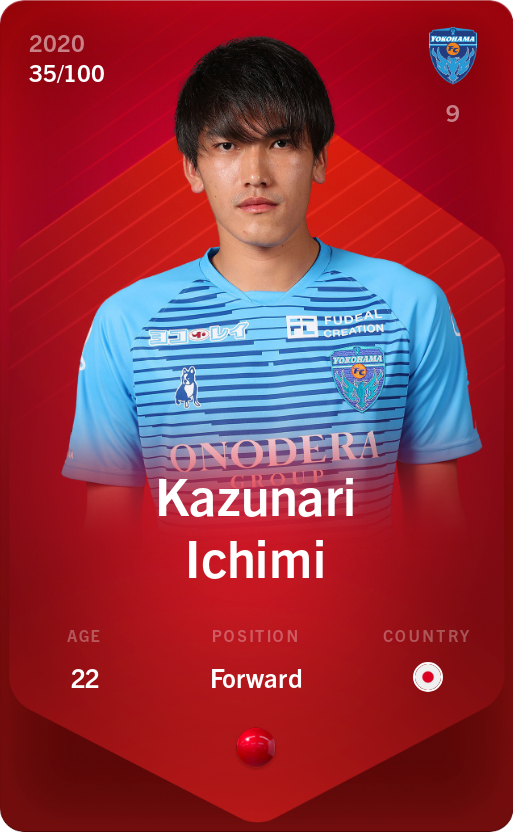 Sorare - Sorare Official - Kazunari Ichimi 2020-21 • Rare 35/100 - NFT # 114859973562459980719133344163996883352767580250945973713564232199964087431319