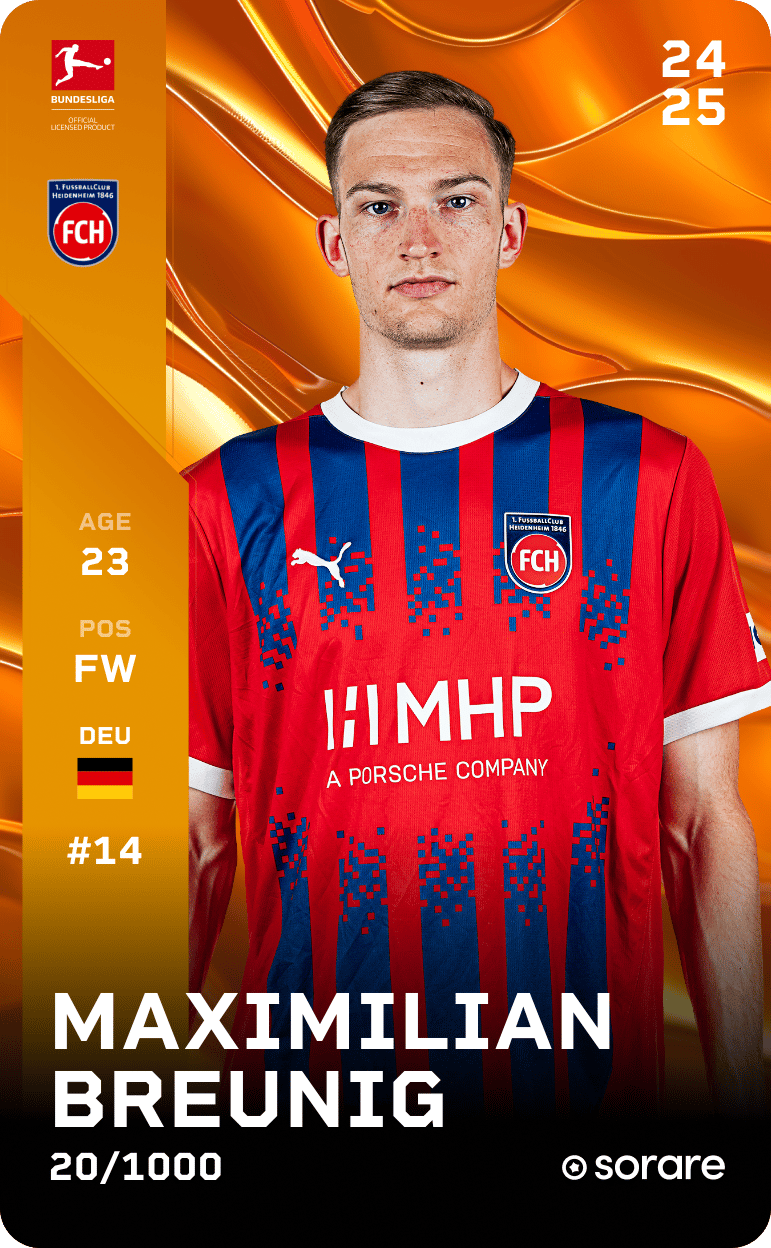 Maximilian Breunig 2024-25 • Limited 20/1000