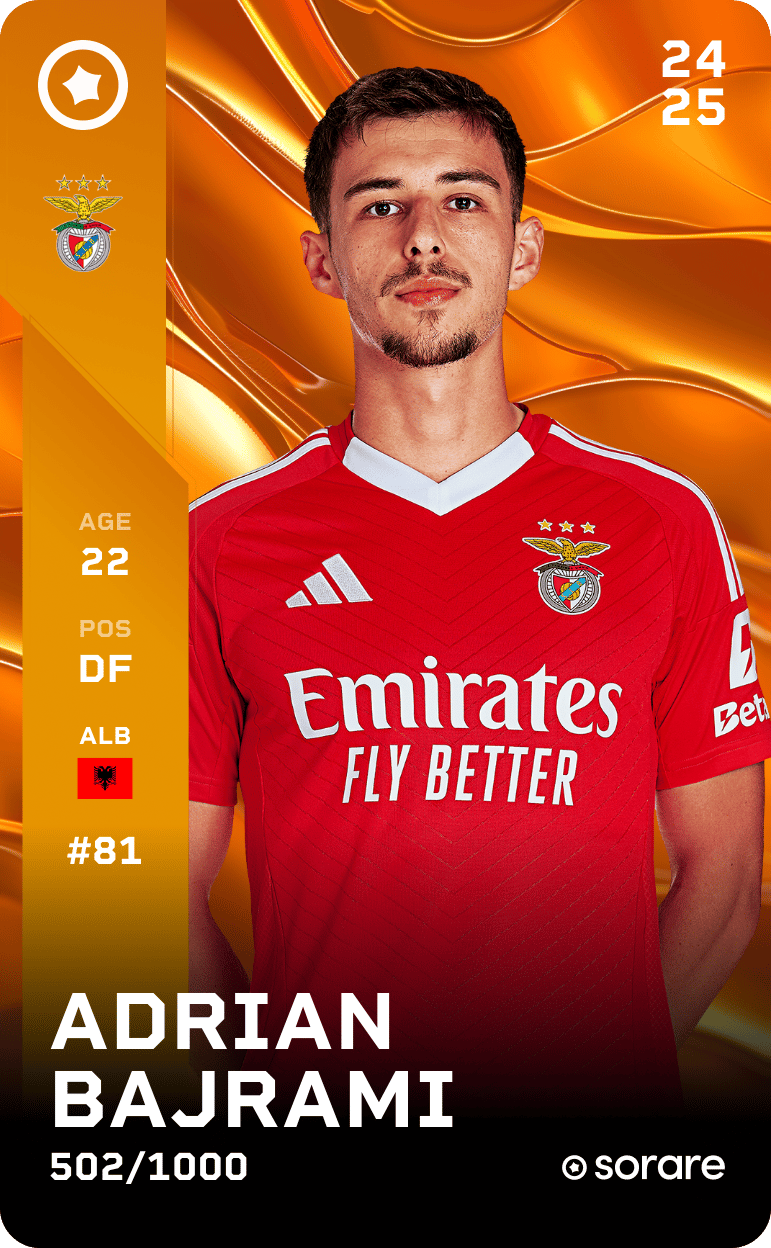 Adrian Bajrami 2024-25 • Limited 502/1000