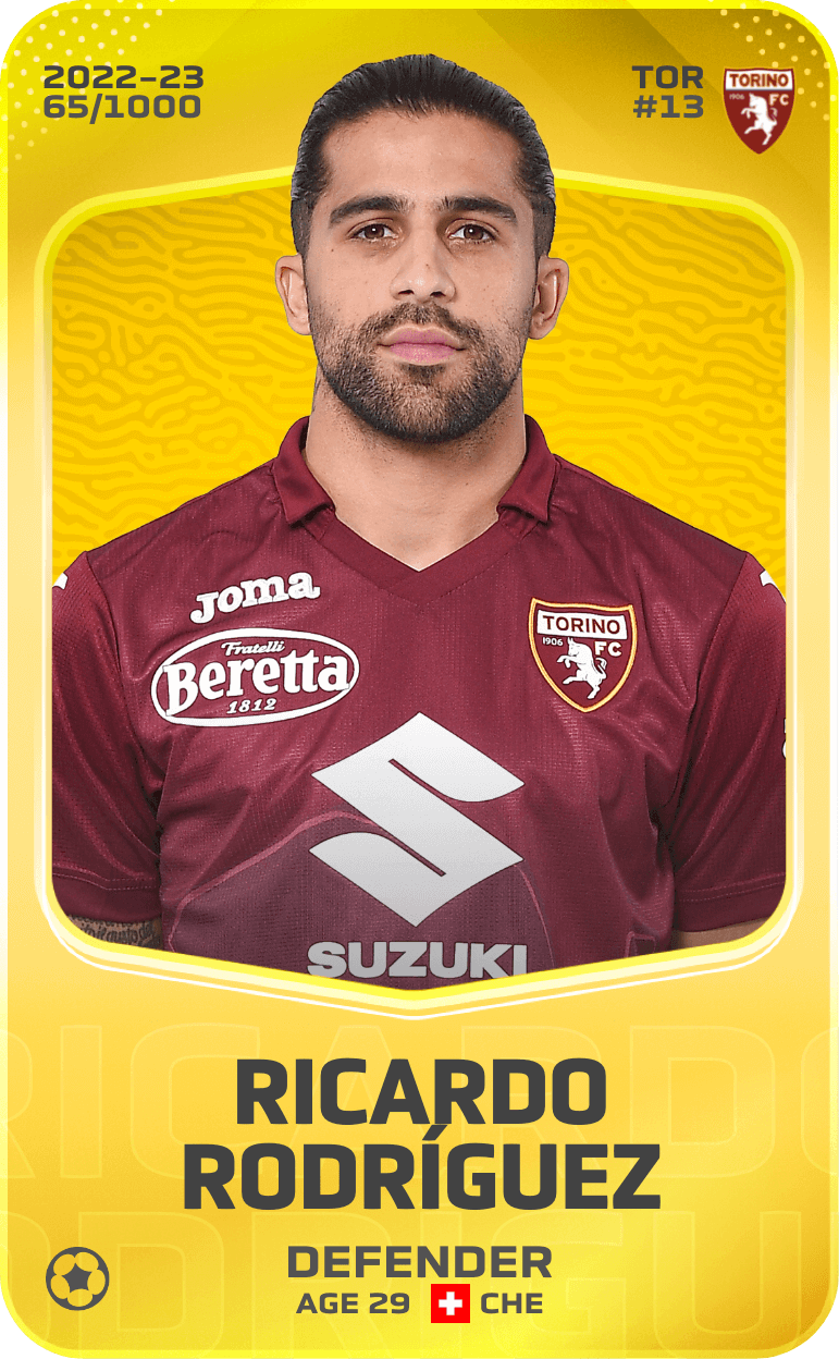 Ricardo Rodríguez 2022-23 • Limited 65/1000