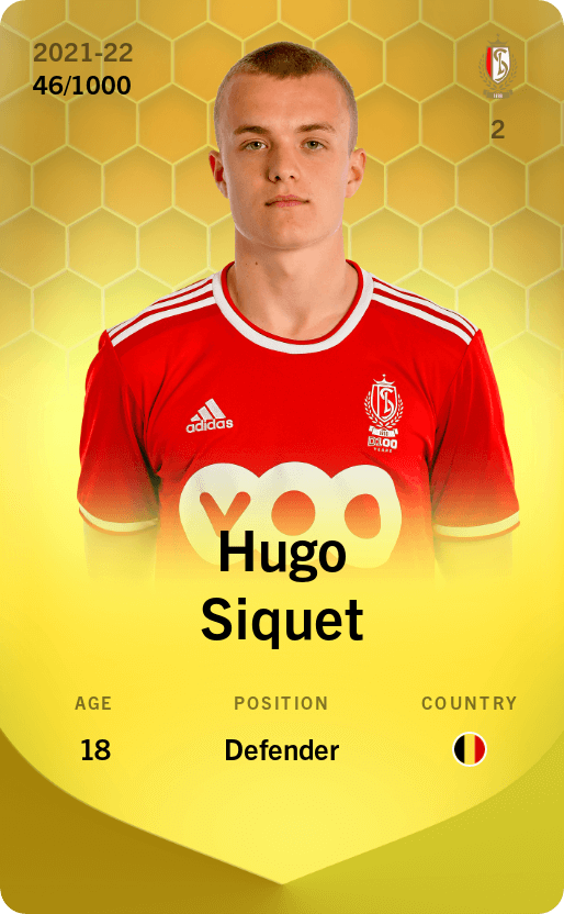 Hugo Siquet 2021-22 • Limited 46/1000
