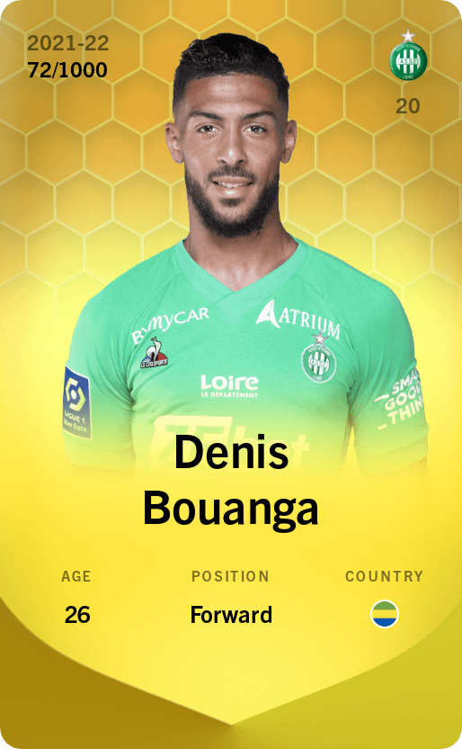 Denis Bouanga 2021-22 • Limited 72/1000