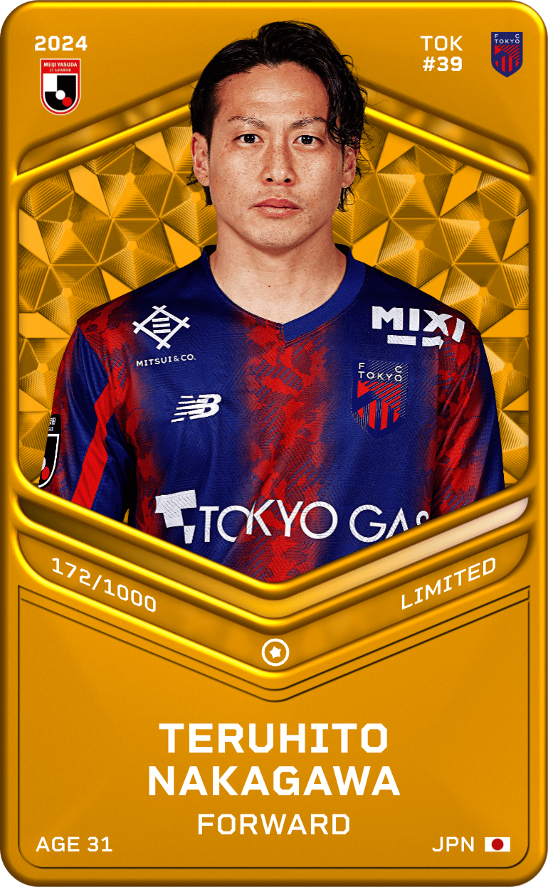 Teruhito Nakagawa 2024-25 • Limited 172/1000