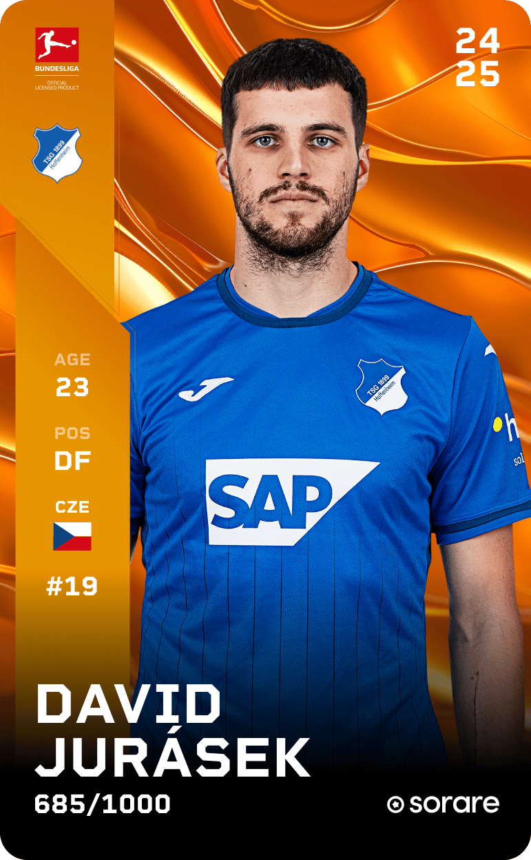 David Jurásek 2024-25 • Limited 685/1000