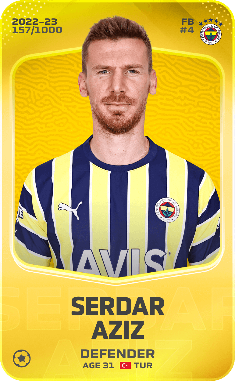 Serdar Aziz 2022-23 • Limited 157/1000