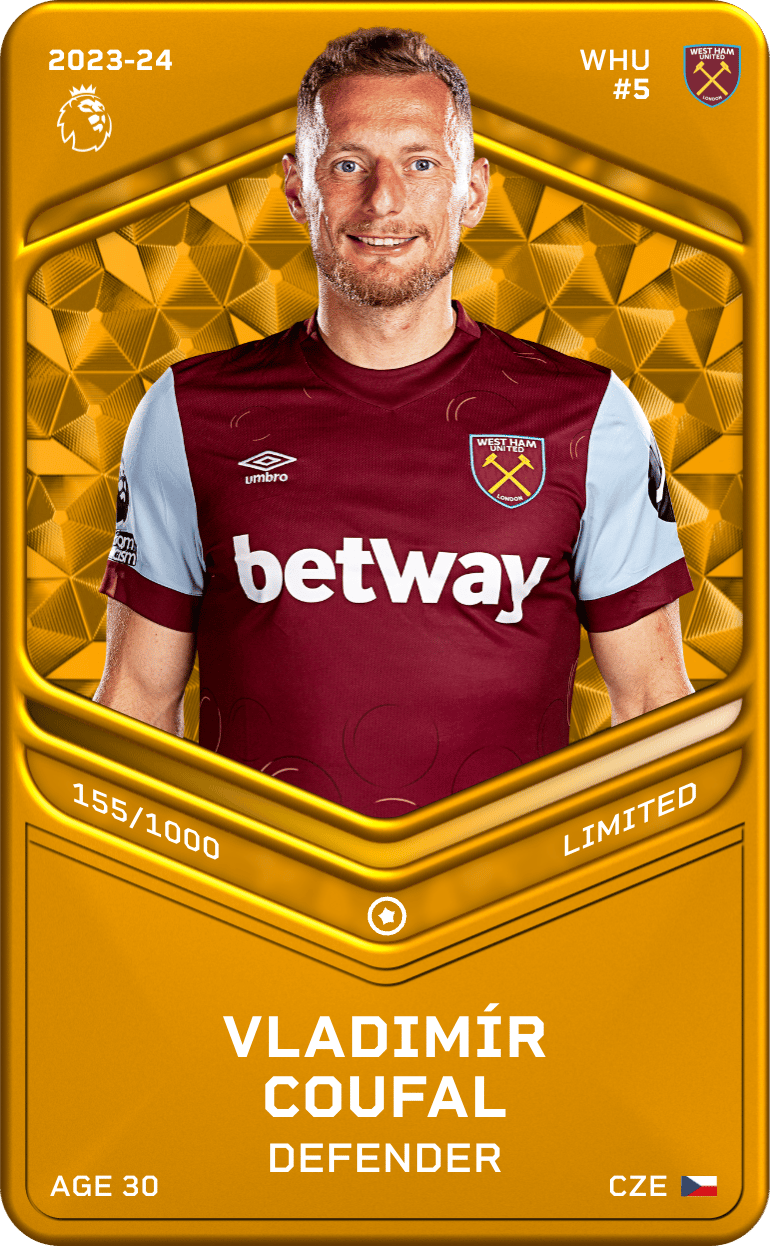 Vladimír Coufal 2023-24 • Limited 155/1000