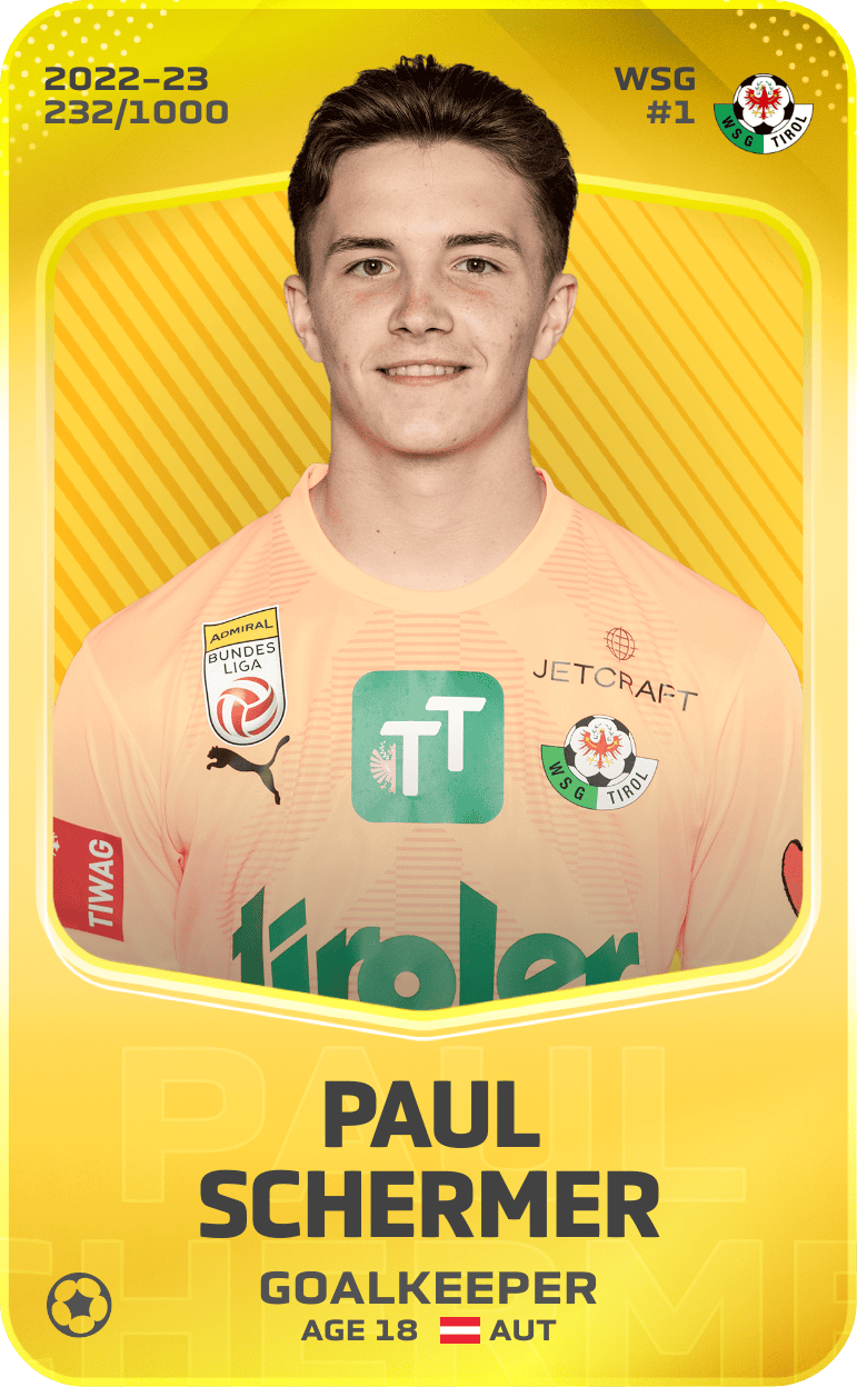 Paul Schermer 2022-23 • Limited 232/1000