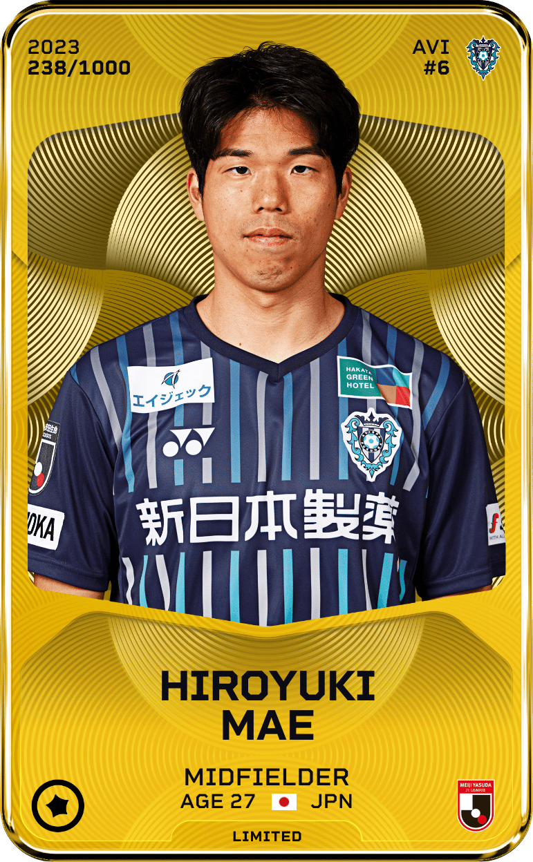 Hiroyuki Mae 2023-24 • Limited 238/1000