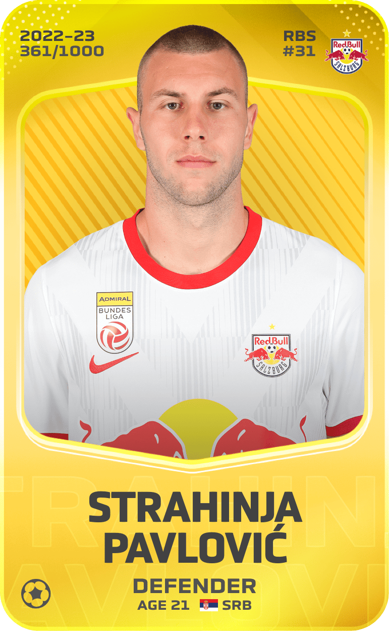 Strahinja Pavlović 2022-23 • Limited 361/1000