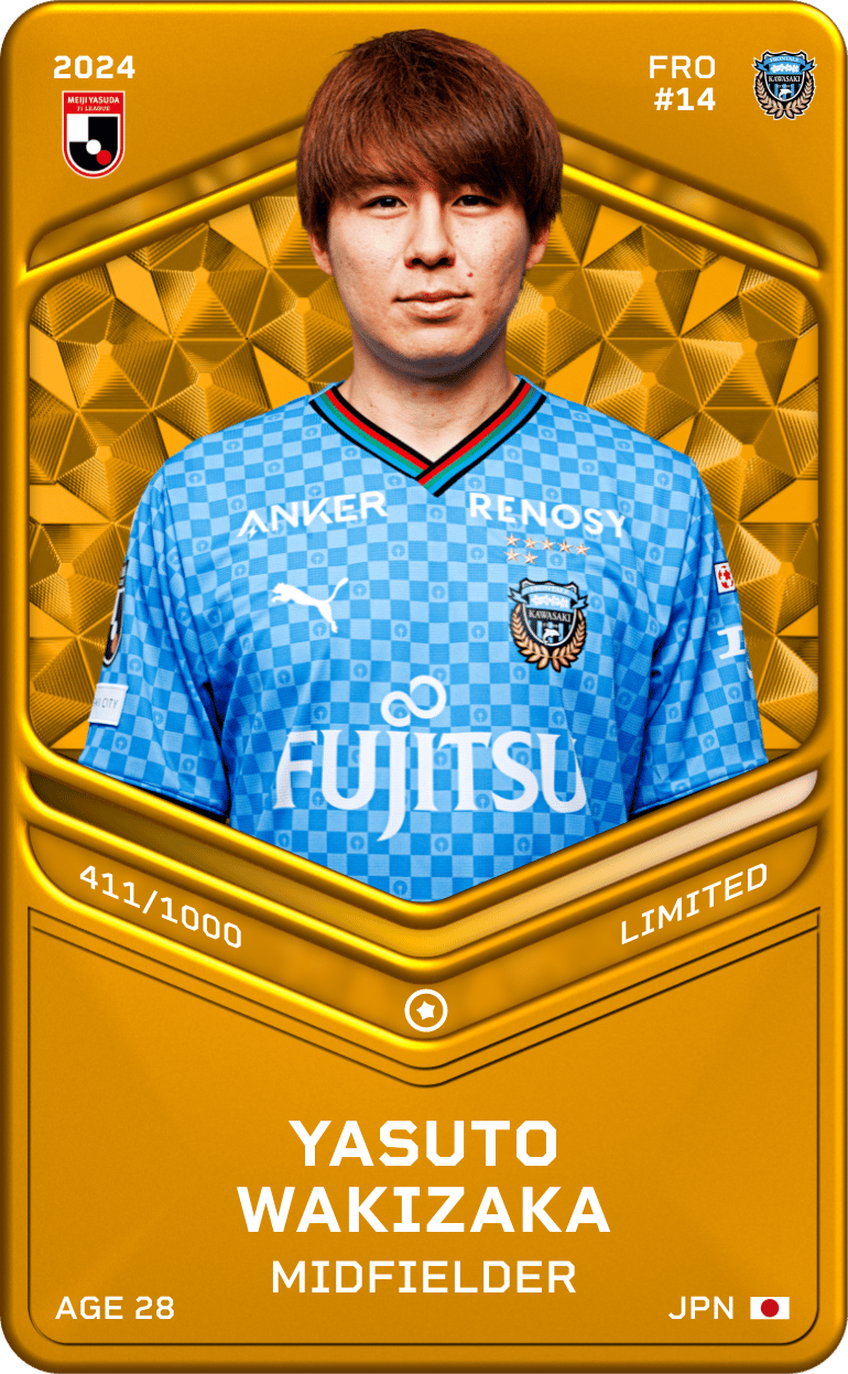 Yasuto Wakizaka 2024-25 • Limited 411/1000