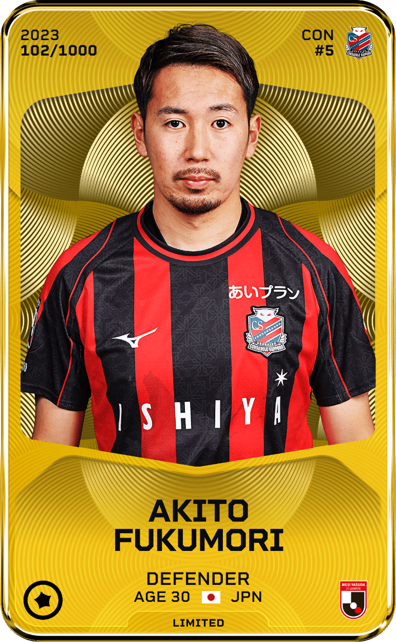 Akito Fukumori 2023-24 • Limited 102/1000