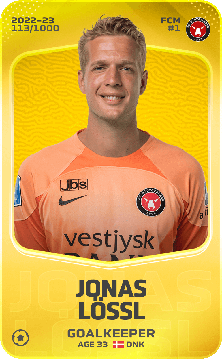 Jonas Lössl 2022-23 • Limited 113/1000