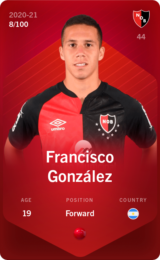 Sorare - Sorare Official - Francisco González 2020-21 • Rare 8/100 - NFT # 14172896694867184031367030423243912325379549736295573205553465909966611131441