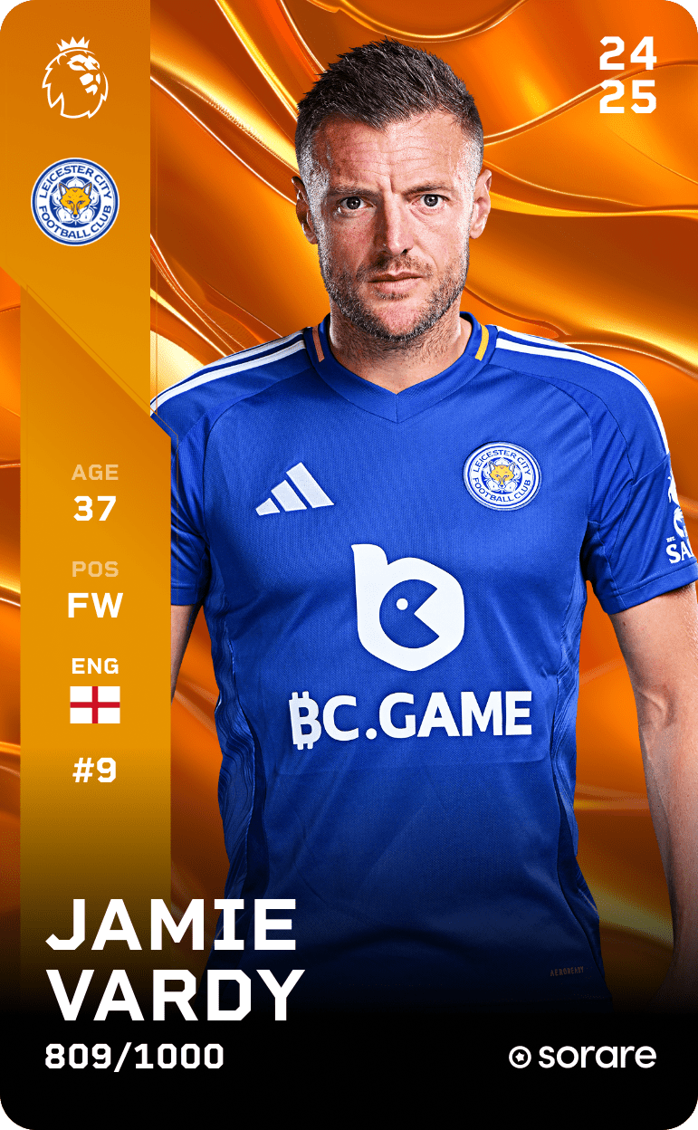 Jamie Vardy 2024-25 • Limited 809/1000