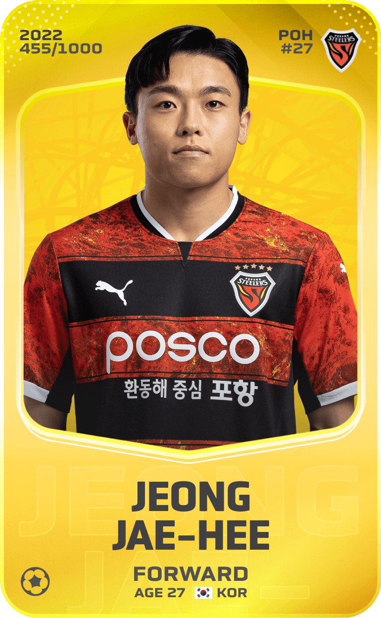 Jeong Jae-Hee 2022-23 • Limited 455/1000