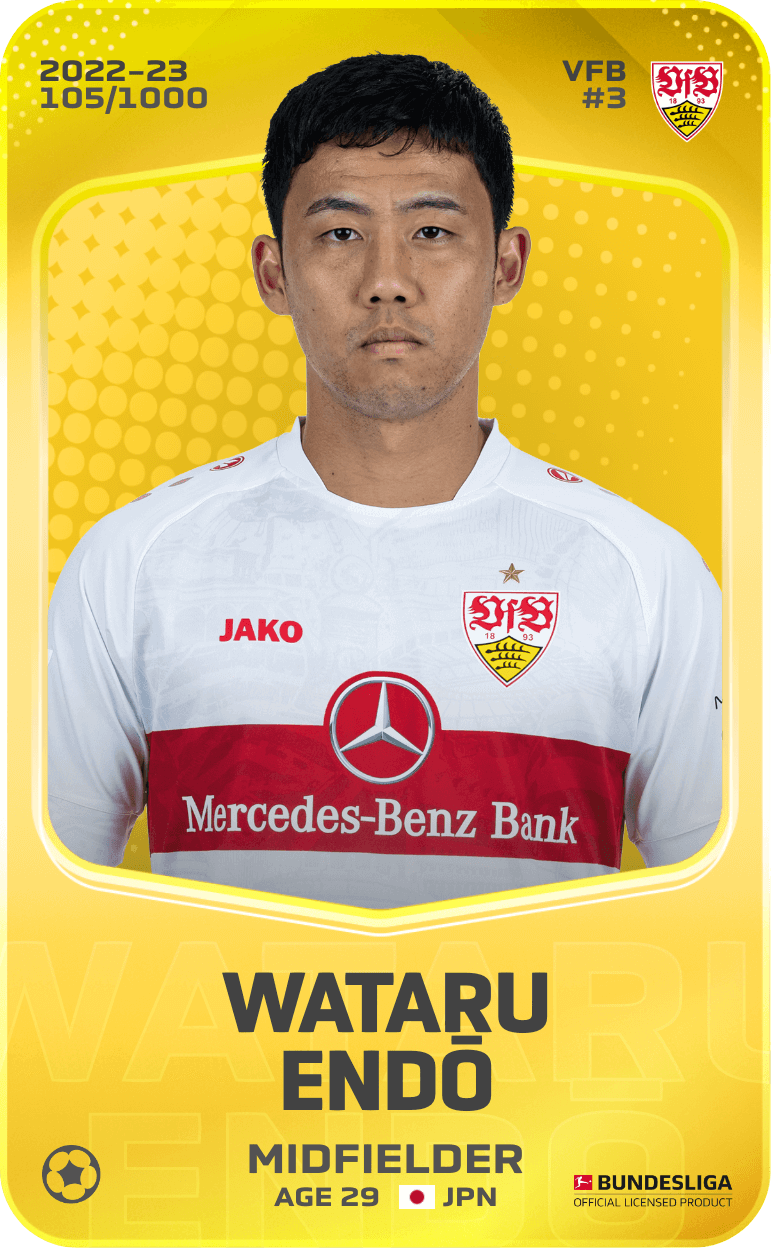 Wataru Endō 2022-23 • Limited 105/1000