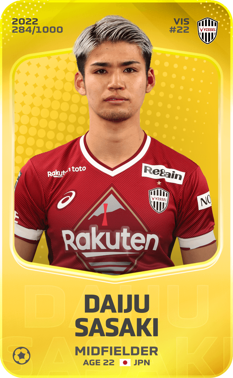 Daiju Sasaki 2022-23 • Limited 284/1000