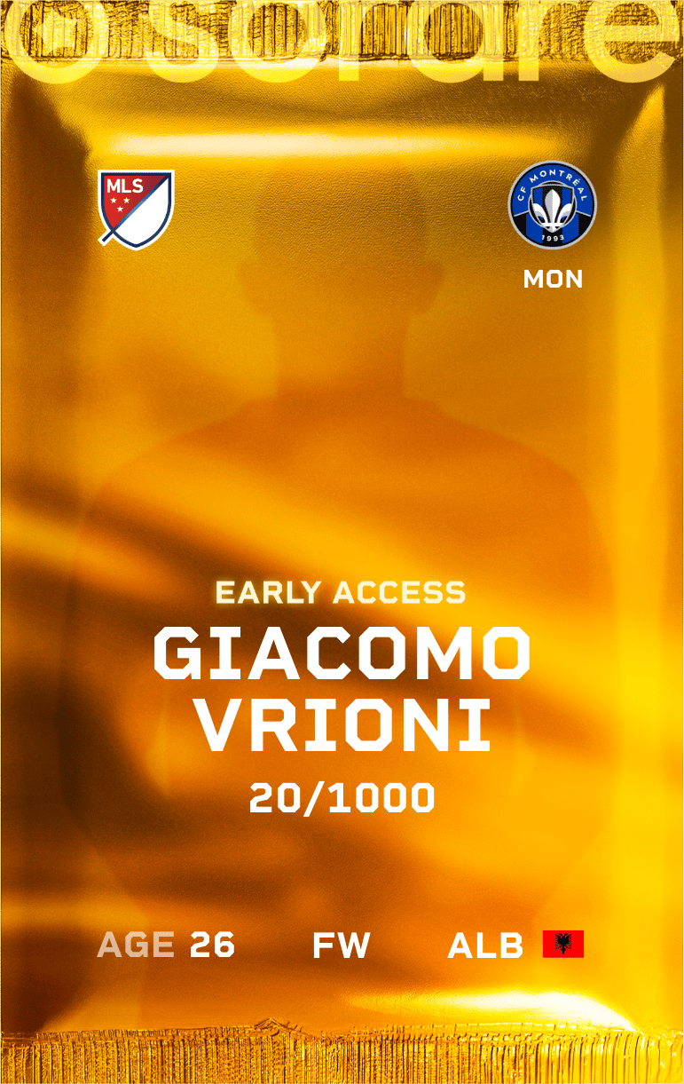 Giacomo Vrioni 2025-26 • Limited 20/1000