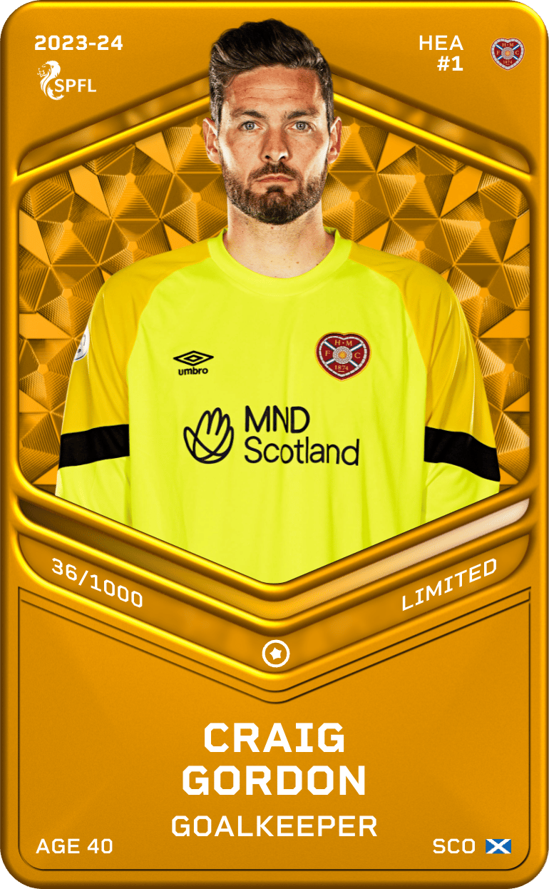 Craig Gordon 2023-24 • Limited 36/1000