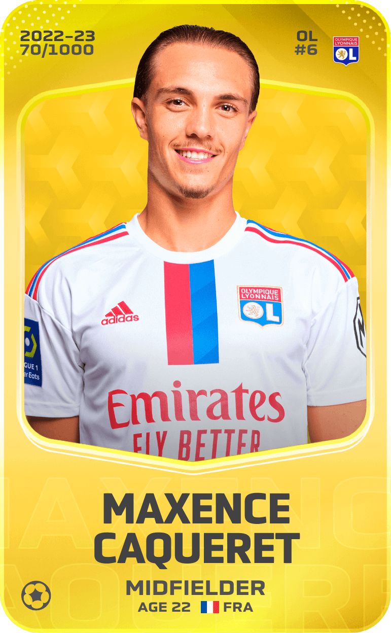 Maxence Caqueret 2022-23 • Limited 70/1000