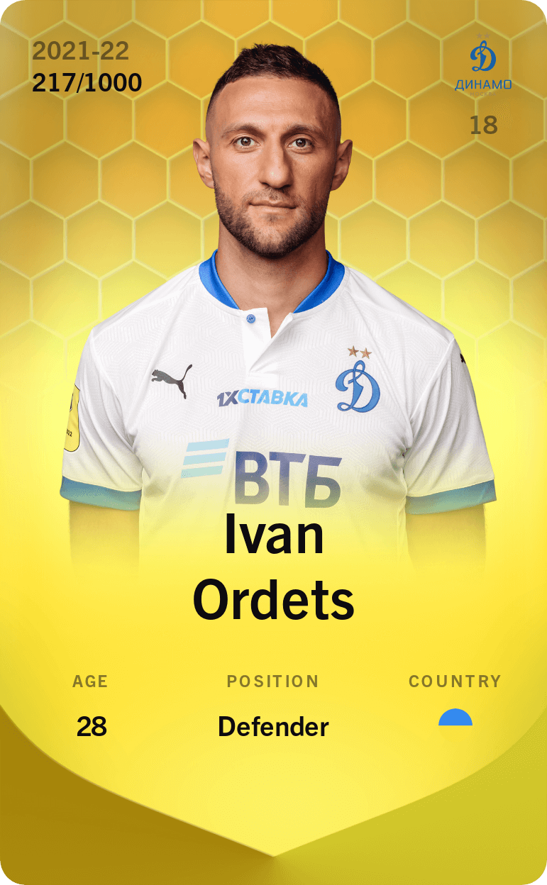Ivan Ordets 2021-22 • Limited 217/1000