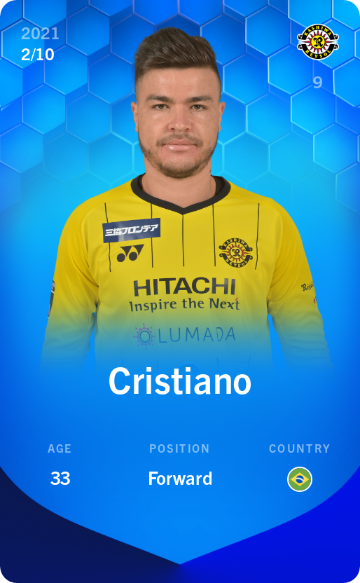 Sorare - Sorare Official - Cristiano 2021-22 • Super Rare 2/10 - NFT # 93654216634682271946420771943319870986359504263734714052992429130106829240573