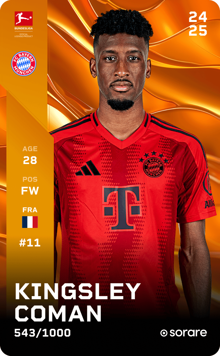 Kingsley Coman 2024-25 • Limited 543/1000