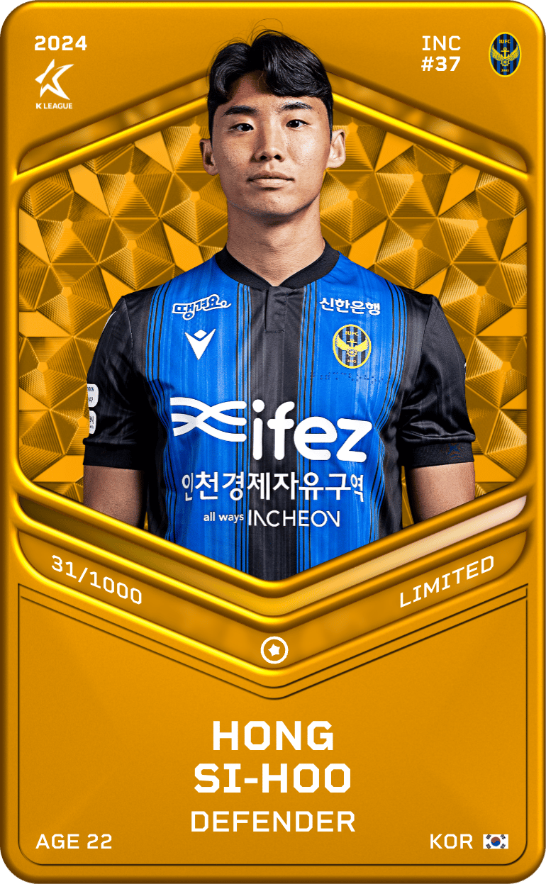 Hong Si-Hoo 2024-25 • Limited 31/1000