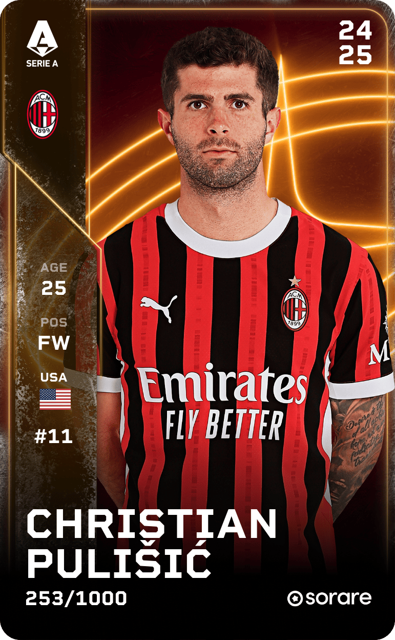 Christian Pulišić 2024-25 • Limited 253/1000