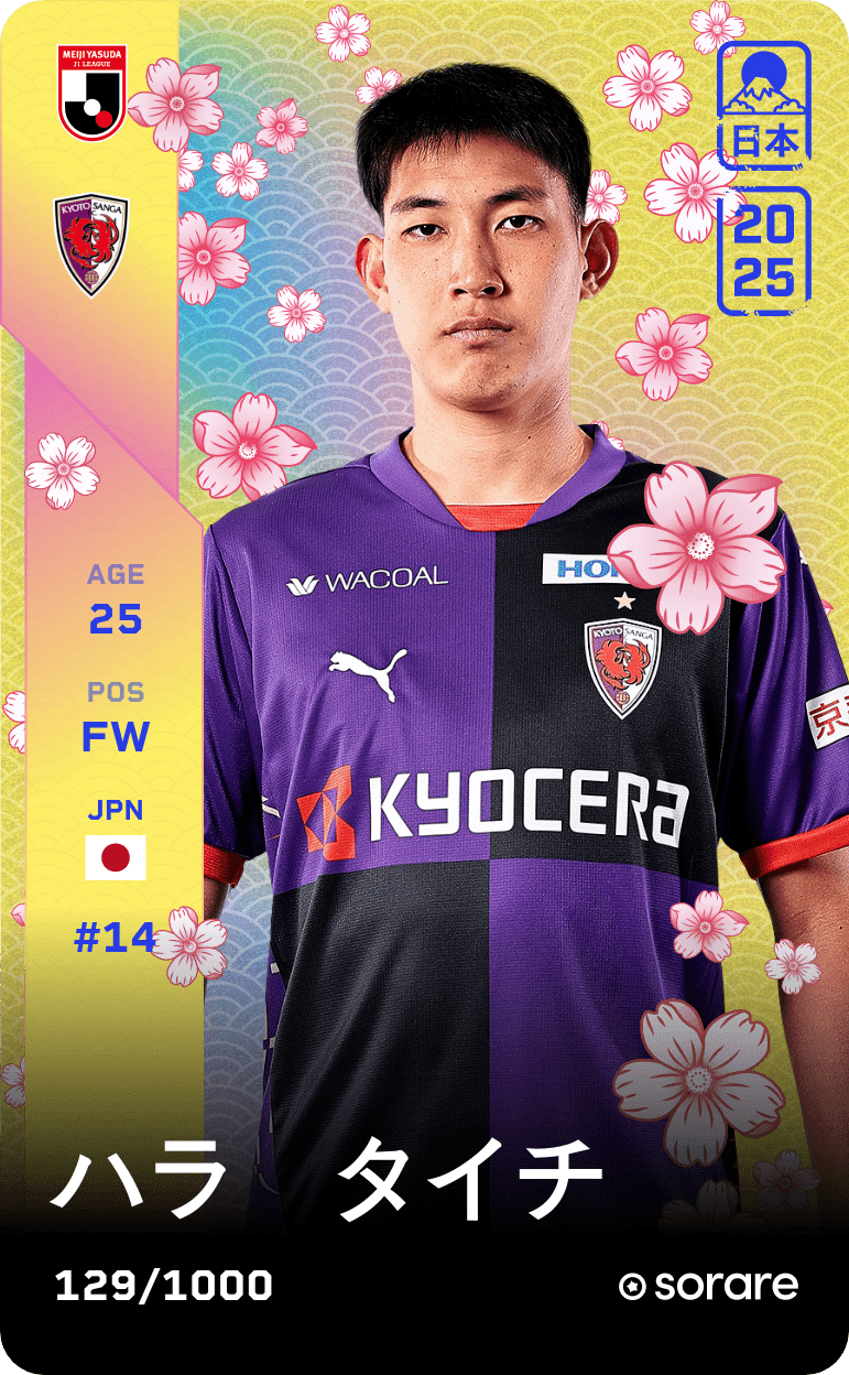 Taichi Hara 2025-26 • Limited 129/1000