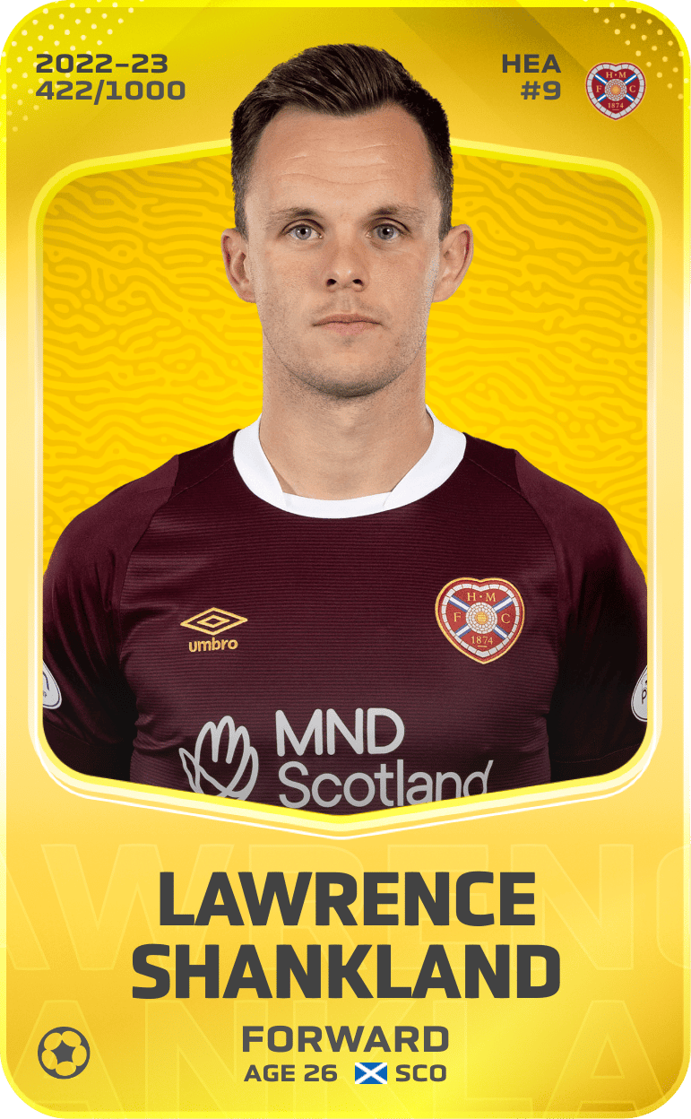 Lawrence Shankland 2022-23 • Limited 422/1000
