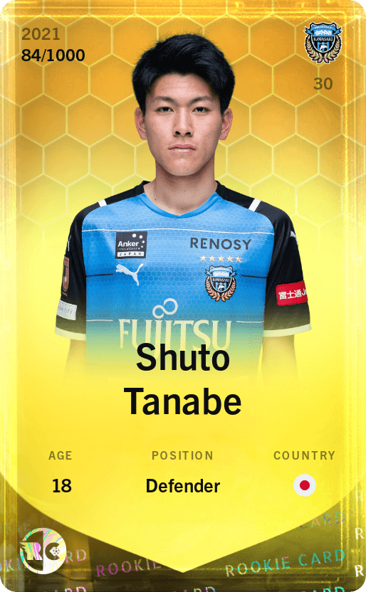 Shuto Tanabe 2021-22 • Limited 84/1000
