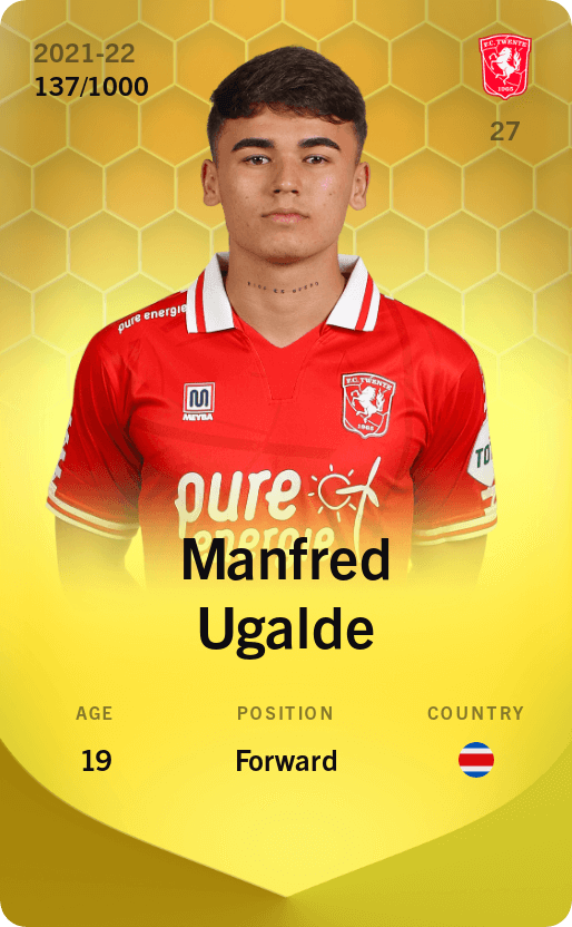 Manfred Ugalde 2021-22 • Limited 137/1000