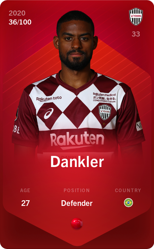 Sorare - Sorare Official - Dankler 2020-21 • Rare 36/100 - NFT # 3122862562471792846471955743016230366514562403569949850559489266530857150463