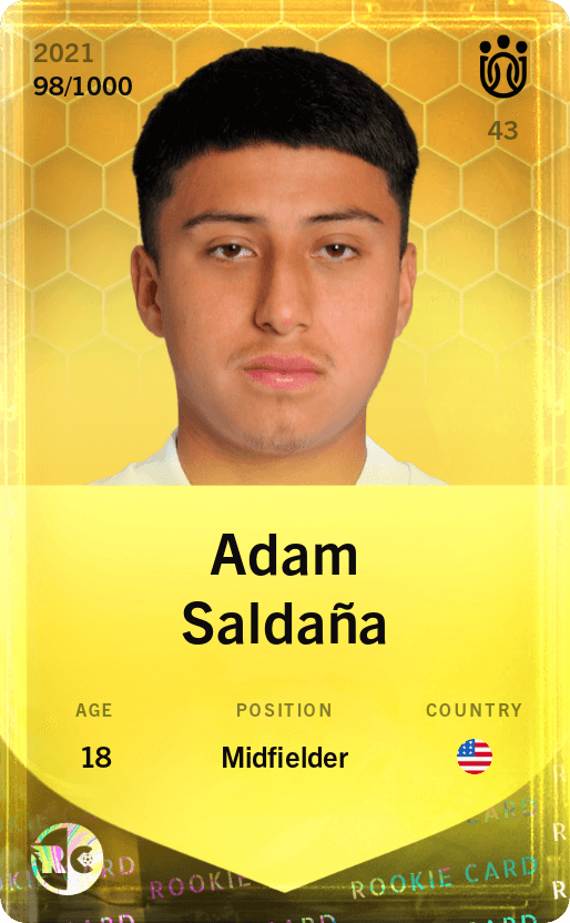 Adam Saldaña 2021-22 • Limited 98/1000