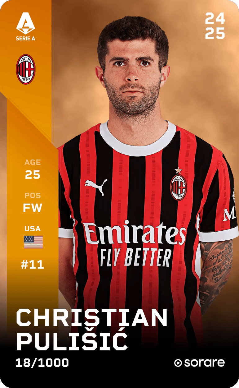 Christian Pulišić 2024-25 • Limited 18/1000