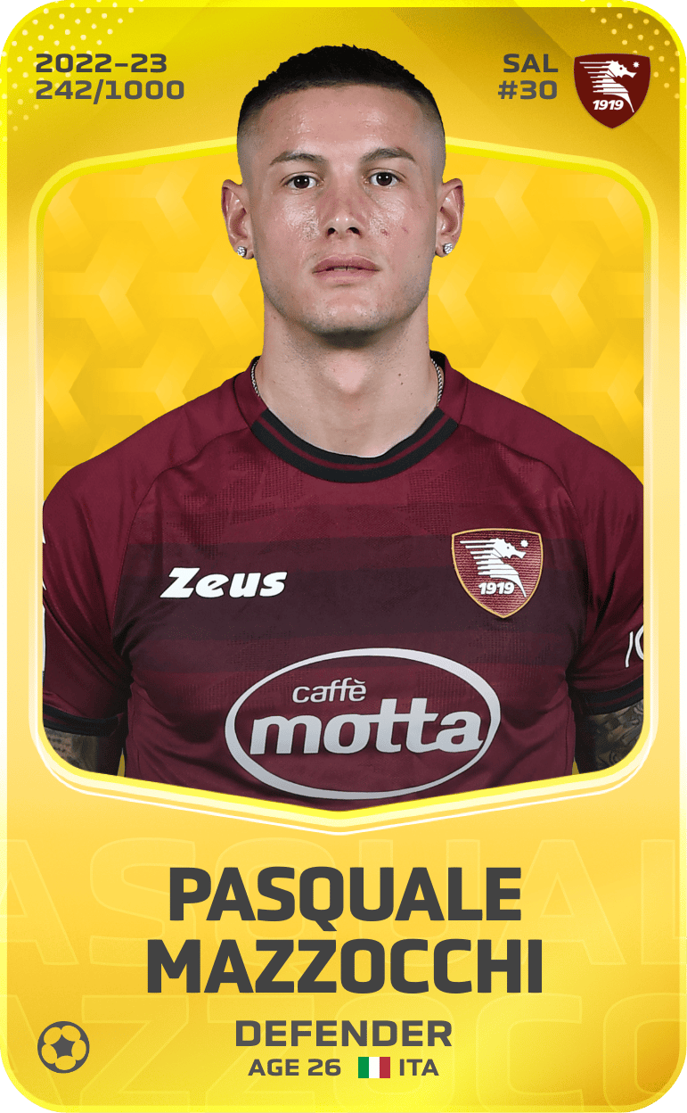 Pasquale Mazzocchi 2022-23 • Limited 242/1000