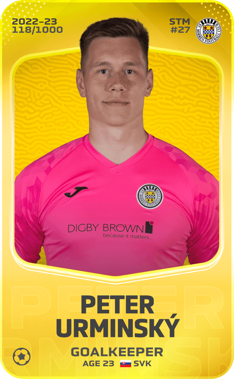 Peter Urminský 2022-23 • Limited 118/1000